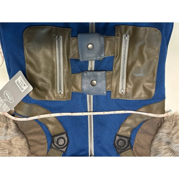 Disney Parks Rocket Raccoon Costume Jacket Kids 5/6 Guardian Galaxy Marvel Zip - Picture 6 of 10